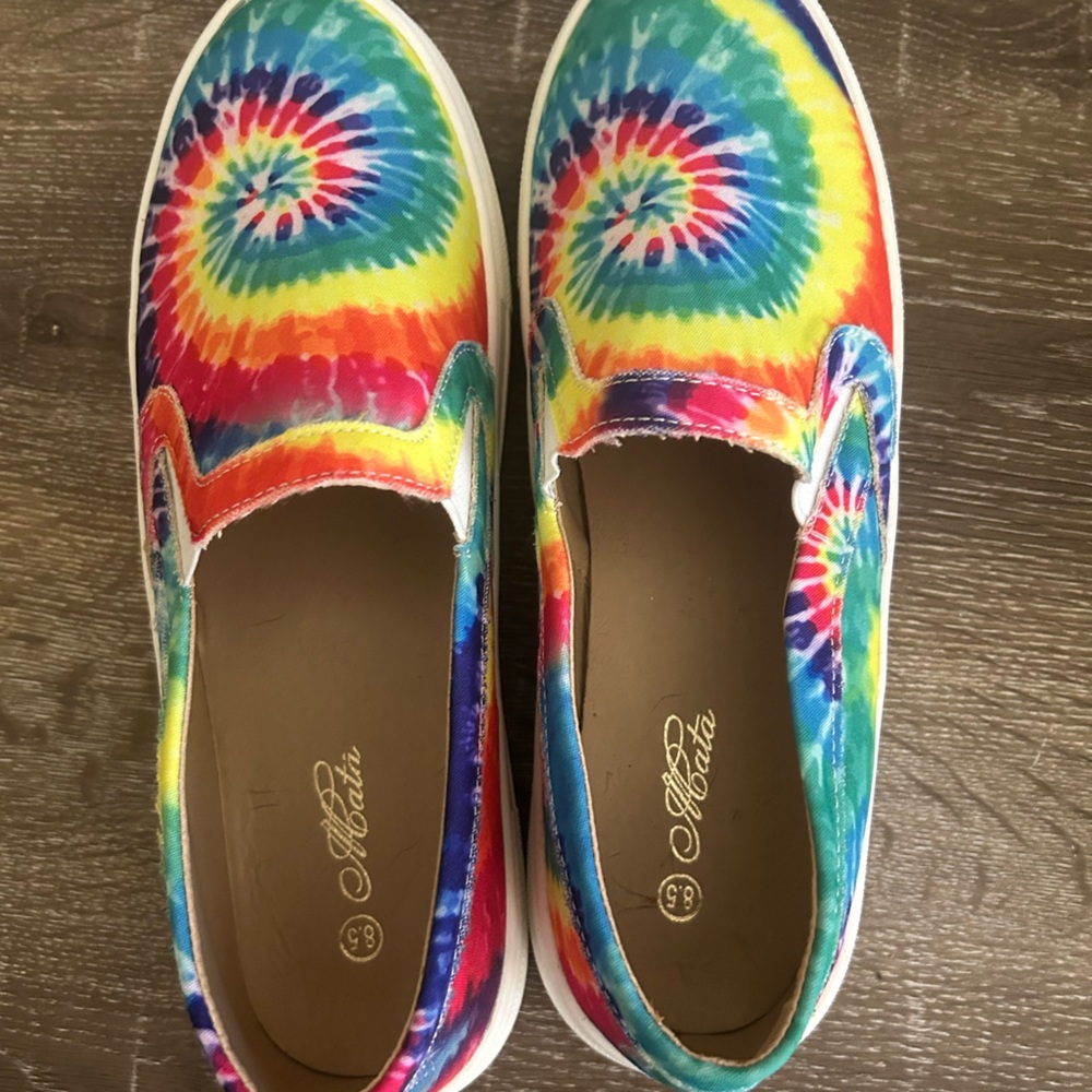 Tie Dye Abata Slip On Sneakers